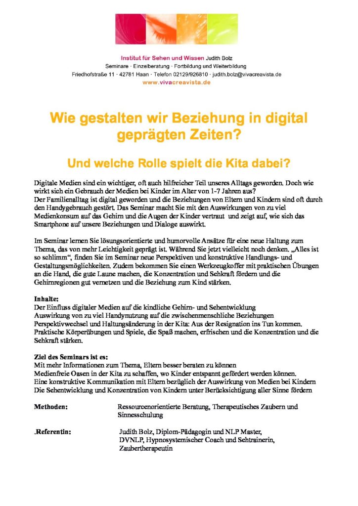 Beziehung in digital geprägten Zeiten gestalten